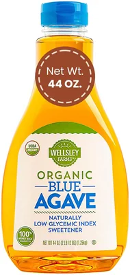 Wellsley Farms Organic Blue Agave Syrup, 44 oz bottle