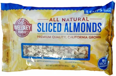 Wellsley Farms Sliced Almonds, 32 oz bag