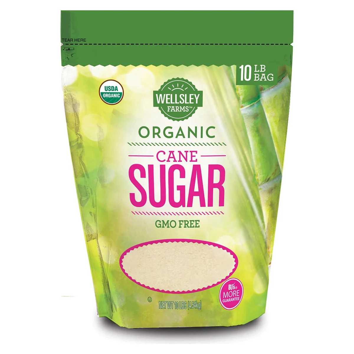 Wellsley Farms Organic Cane Sugar, 10 lb bag