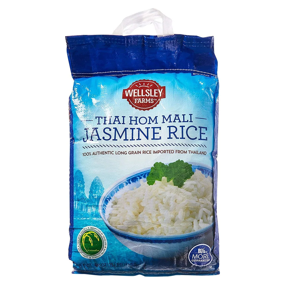 Wellsley Farms Thai Hom Mali Jasmine Rice, 25 lb bag