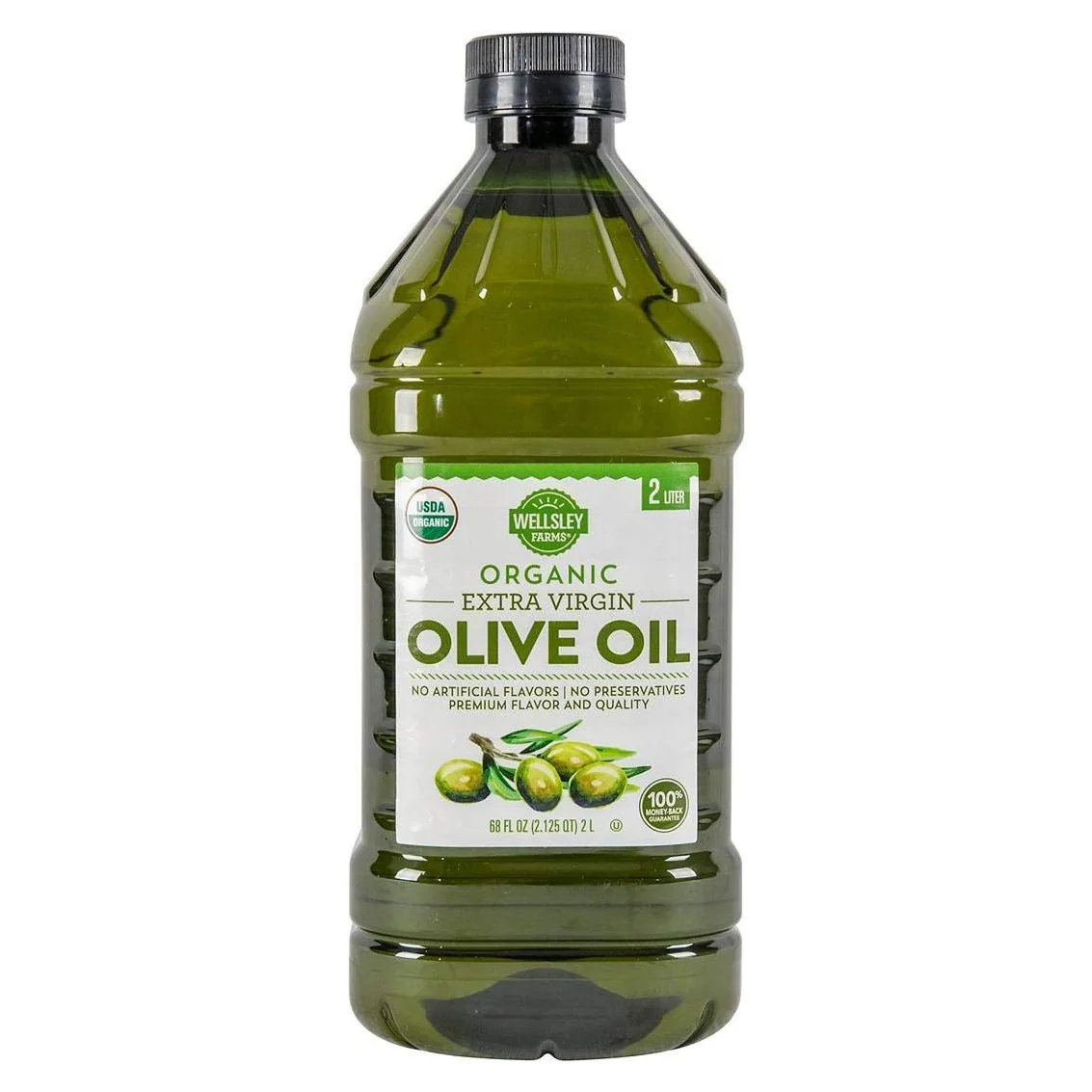 Wellsley Farms Organic Extra Virgin Olive Oil, 2 L bottle