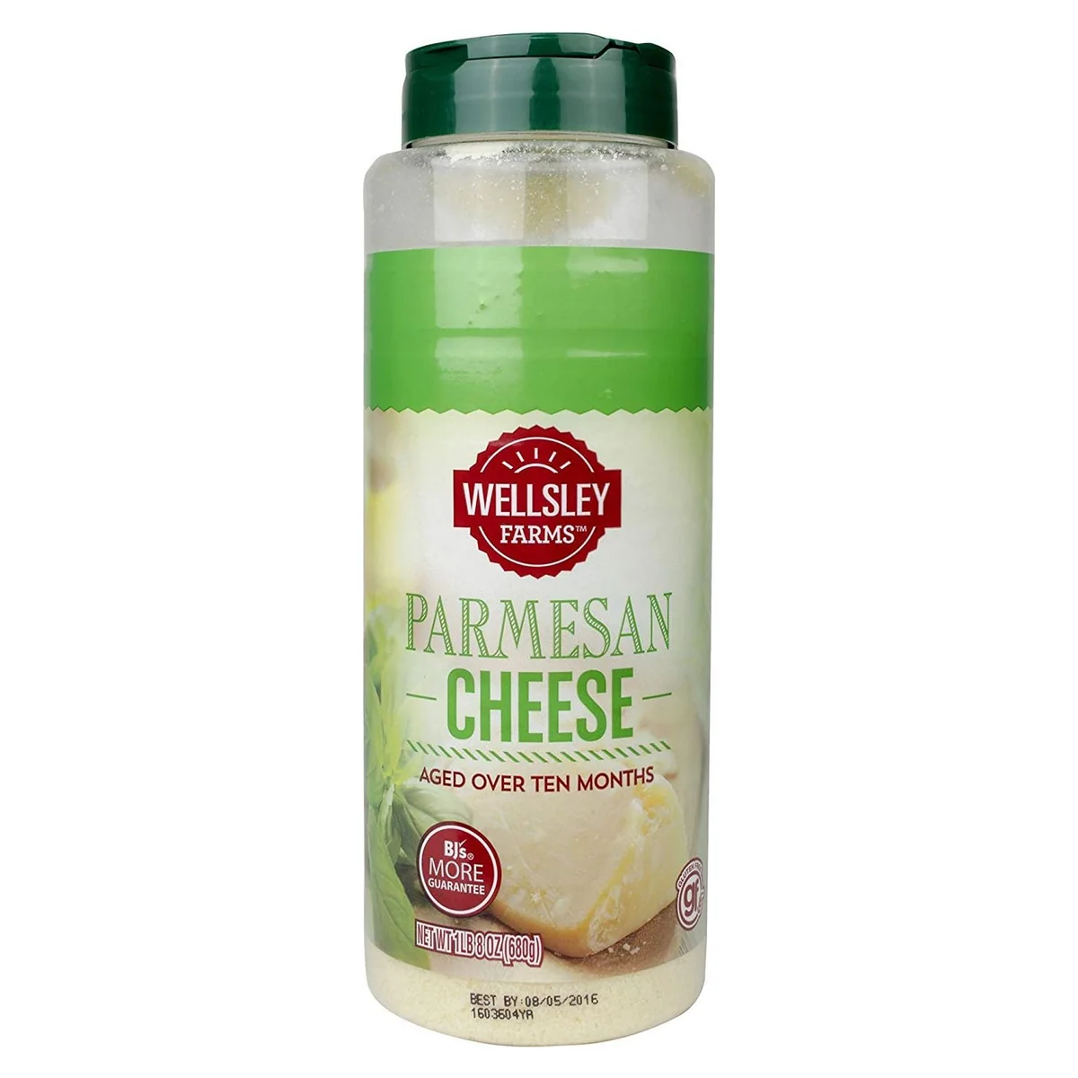 Wellsley Farms Grated Parmesan Cheese, 24 oz shaker